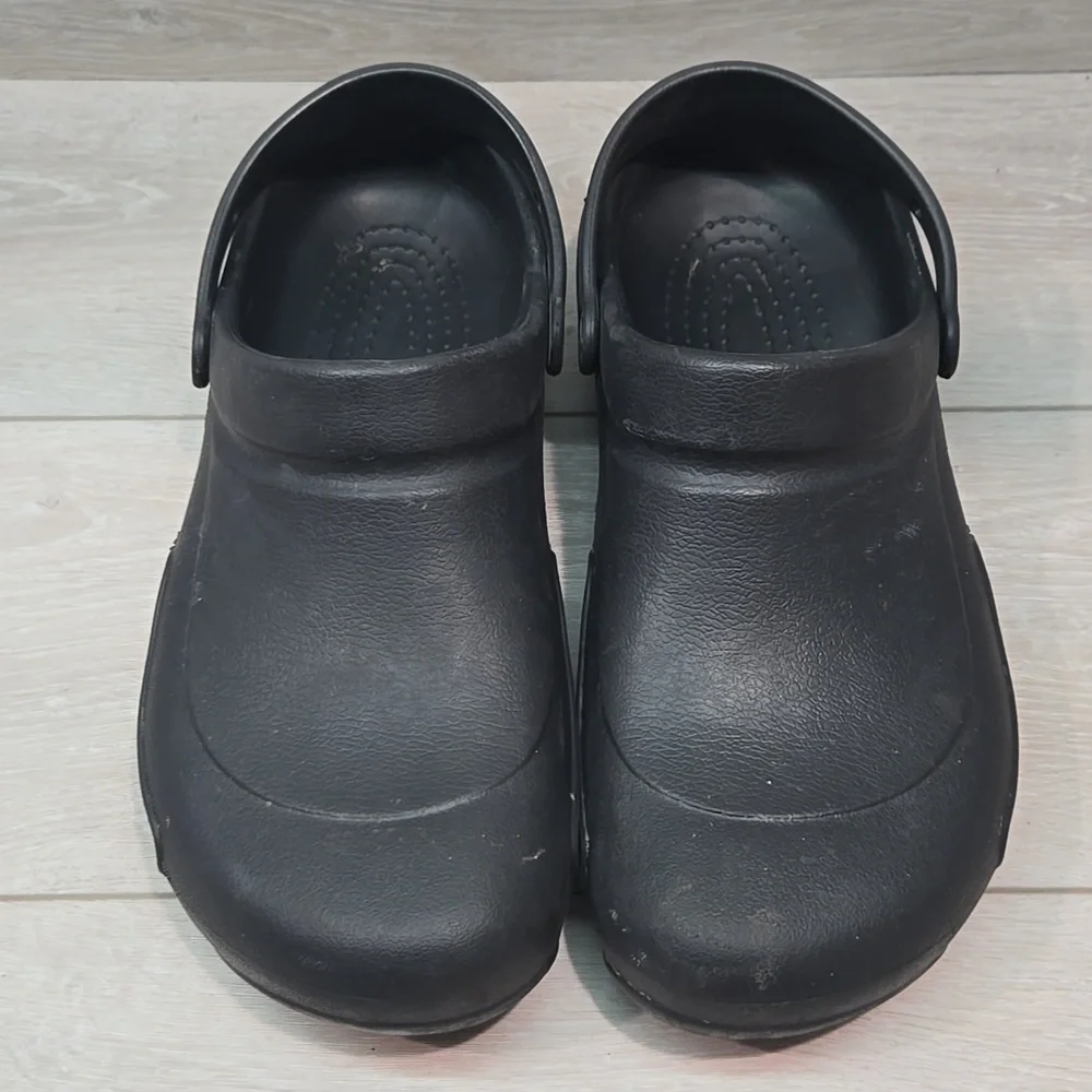 Crocs Men's Black Outdoor Rubber Clogs Shoes Sz 13
